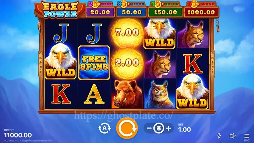 Eagle Power: Slot Wild dengan Simbol Burung Perkasa